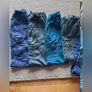 Lot of 5 Cherokee Workwear scrub pants XS